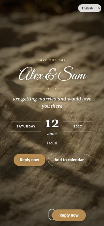 Linen theme, opened